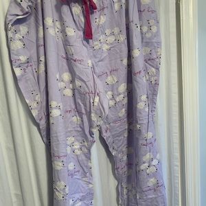 Old Navy pajama pants sheep print 4X